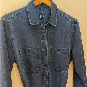 GAP Classic Blue Denim Dress